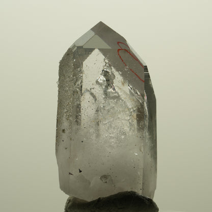 Enhydro Lemurian Phantom Amethyst, Analcim Prehnit Hämatit Streep Mine Namibia 44*23*17mm #15251