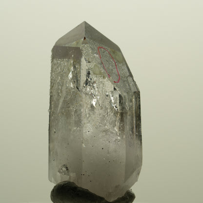 Enhydro Lemurian Phantom Amethyst, Analcim Prehnit Hämatit Streep Mine Namibia 44*23*17mm #15251