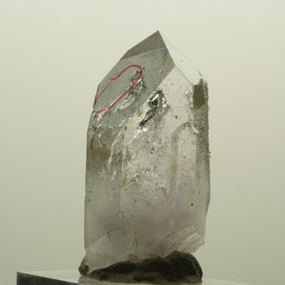 Enhydro Lemurian Phantom Amethyst, Analcim Prehnit Hämatit Streep Mine Namibia 44*23*17mm #15251
