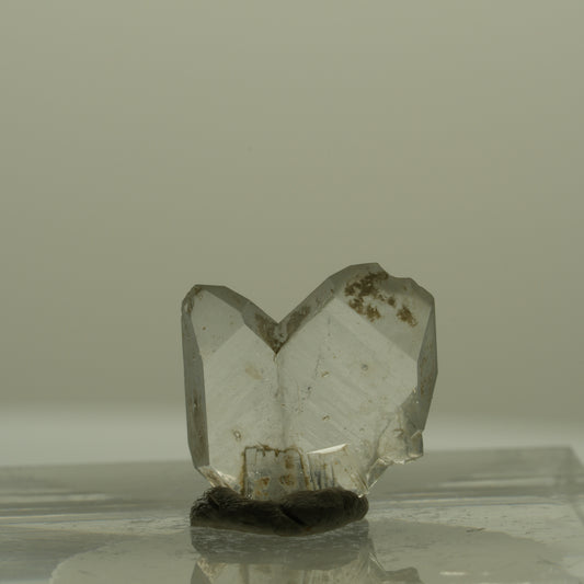 Japan Law Twin Kristall, Japaner-Zwilling Quarz Tubussis Area, Erongo, Namibia 13*12*4mm #15271