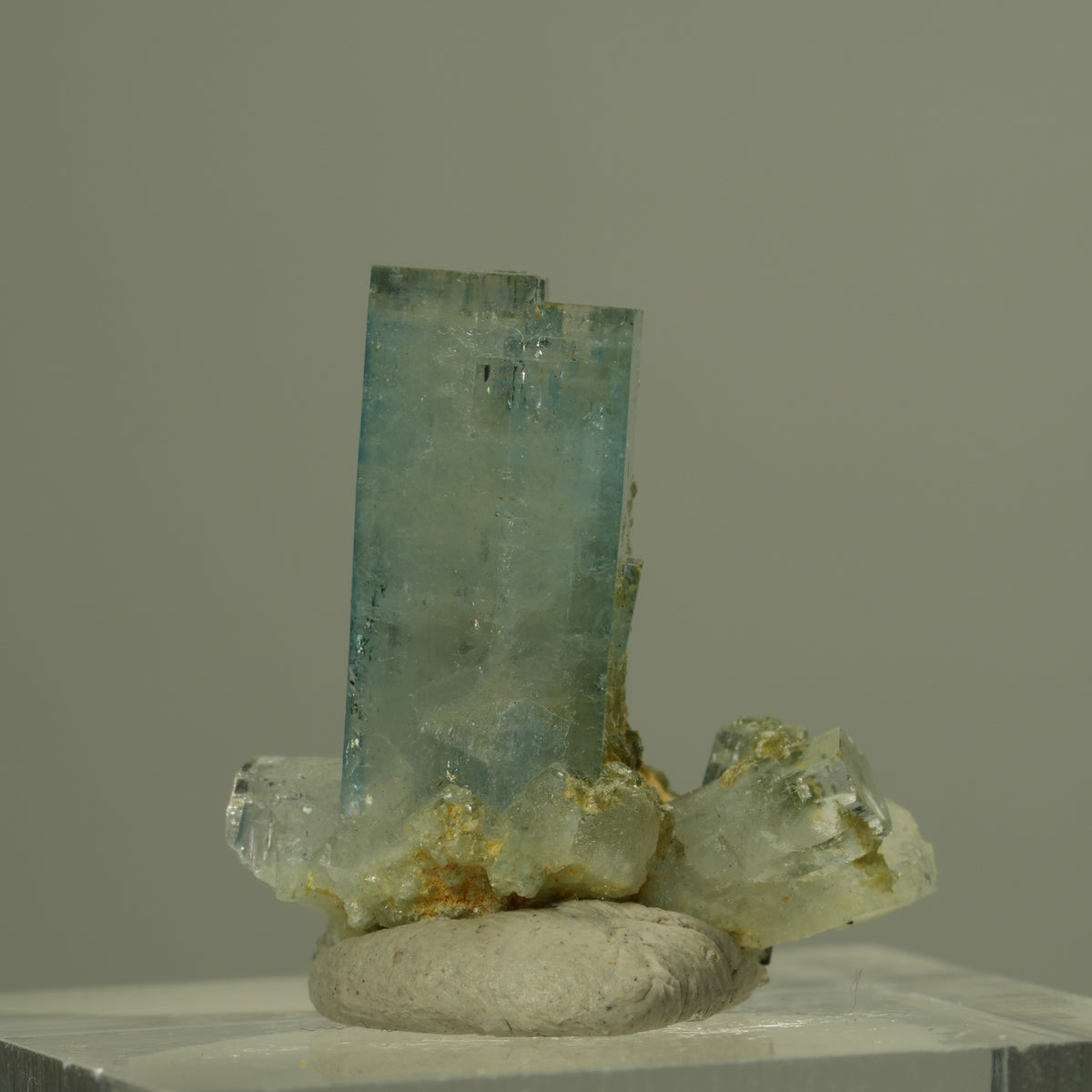 Seltene Aquamarin, Muskovit Stufe Erongo, Namibia 21*20*10mm #15296