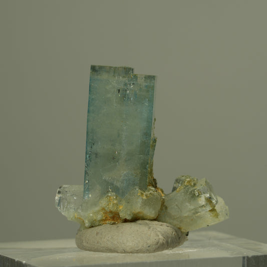 Seltene Aquamarin, Muskovit Stufe Erongo, Namibia 21*20*10mm #15296