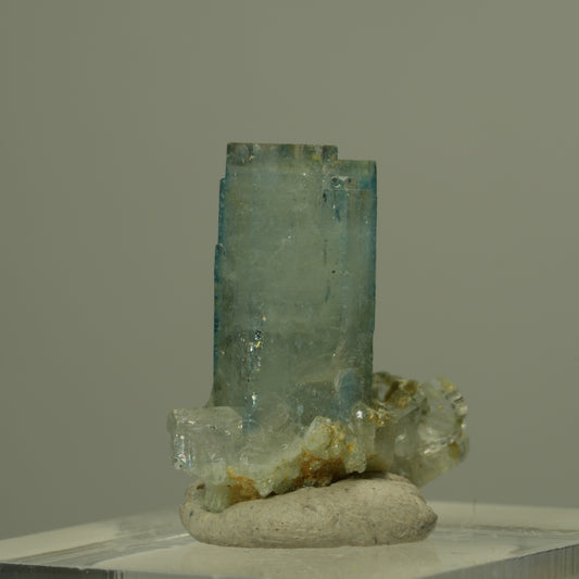 Seltene Aquamarin, Muskovit Stufe Erongo, Namibia 21*20*10mm #15296