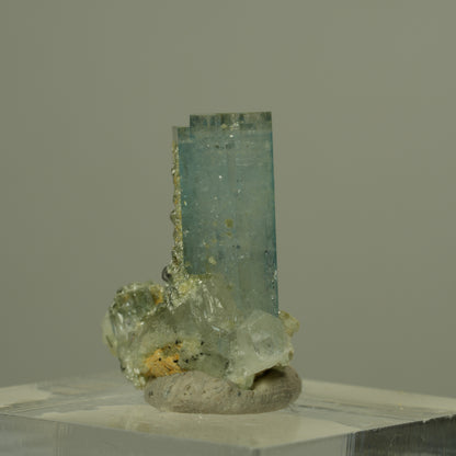 Seltene Aquamarin, Muskovit Stufe Erongo, Namibia 21*20*10mm #15296