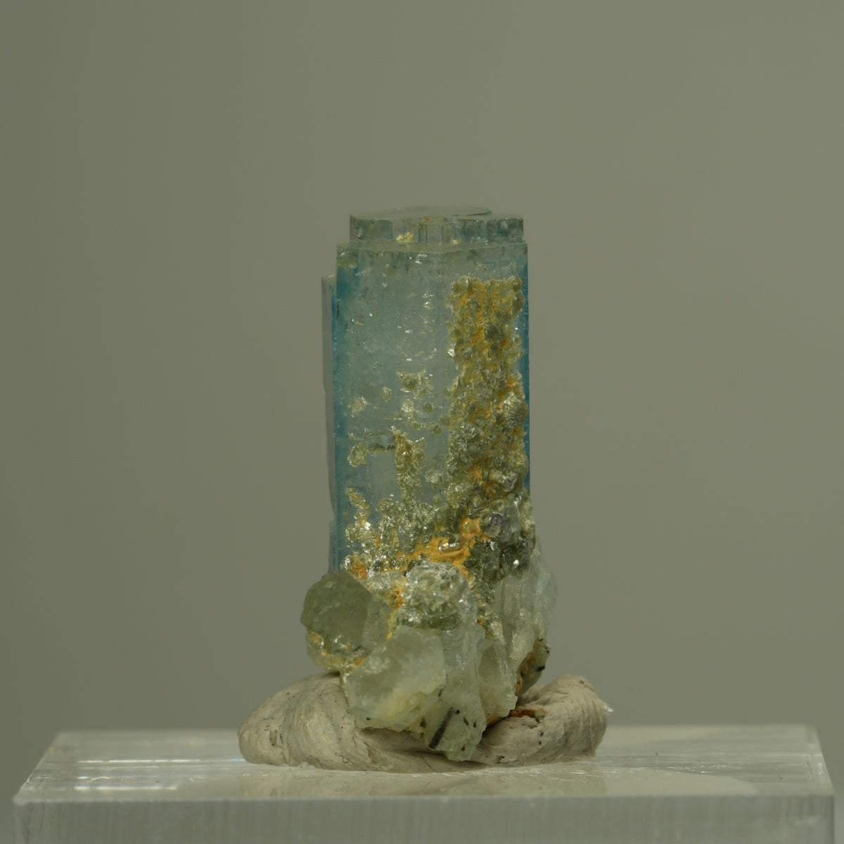Seltene Aquamarin, Muskovit Stufe Erongo, Namibia 21*20*10mm #15296