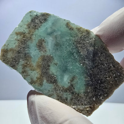 Cube de fluorite fantôme vert étagé Okorusu, Namibie 61 x 42 x 20 mm 
