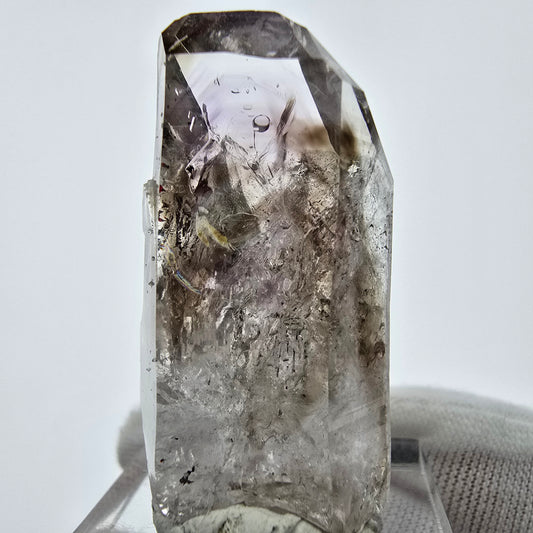 Cristal d'améthyste fantôme Enhydro 1x Bubble Goboboseb Namibie 38*20*17mm Collection 