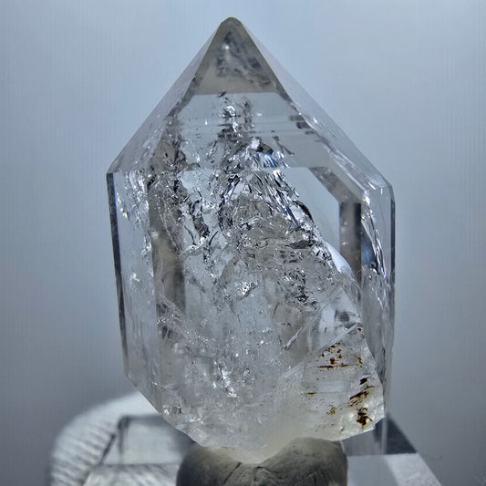 Enhydro Phantom Smoky Quartz Scepter, 1x Bubble Goboboseb, Namibia 35*20*15mm 