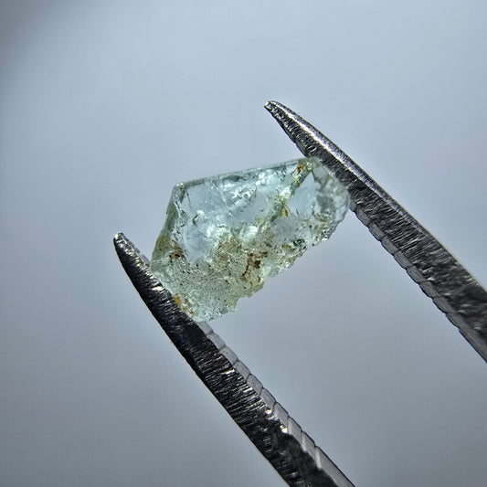 Cristal de tourmaline verdélite rare, vert Minas Gerais, Brésil #7990