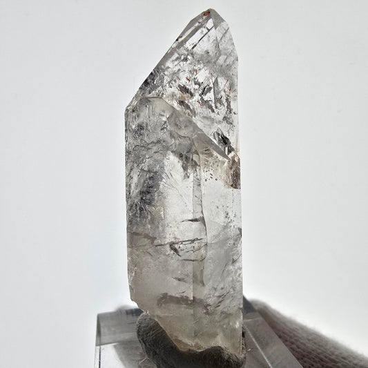 Enhydro Skeleton Smoky Quartz Scepter, 1x Bubble Valentine Pocket, Namibia 51*19*16mm 