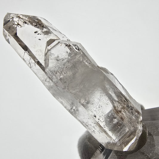 Sceptre DT en quartz fumé squelette Enhydro, 2x Bubble Valentine Pocket, Namibie 58 x 17 x 15 mm 