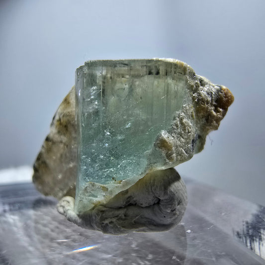 Seltener Aquamarin X Kristall, blau Erongo, Namibia 22*15*11mm