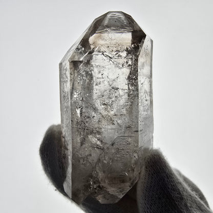 Enhydro Skeleton Smoky Quartz DT Scepter, 1x Bubble Valentine Pocket, Namibia 65*30*28mm 