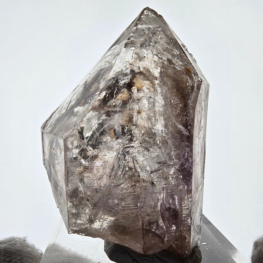 Sceptre d'améthyste squelette Enhydro, 5x bulles (grand), poche Saint-Valentin, Namibie 61 x 43 x 29 mm 
