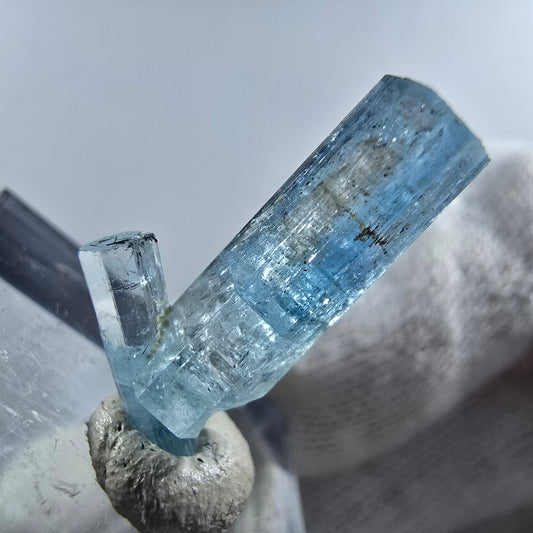 Rare spécimen d'aigue-marine claire XX Erongo, Namibie 23*12*6mm 