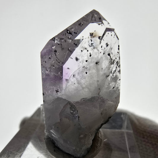 Améthyste fantôme Harlequin sur la mine Matrix Streep, Goboboseb, Namibie 28 x 17 x 14 mm 