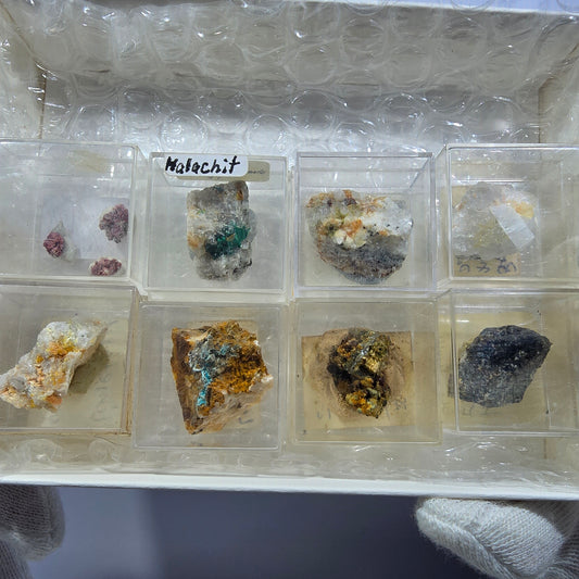 TOP Micromount Mineralien Sammlung Deutschland - 8 Stück Deutschland #8077