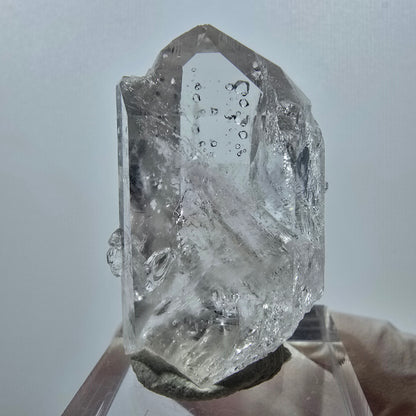 Enhydro Quartz with Analcim, 2x Bubble Streep Mine, Goboboseb, Namibia 38*24*15mm 