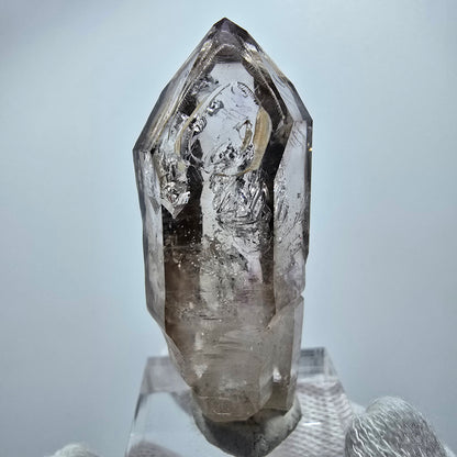 Clear Phantom Smoky Quartz DT Scepter Point Goboboseb, Namibia 49*17*17mm 