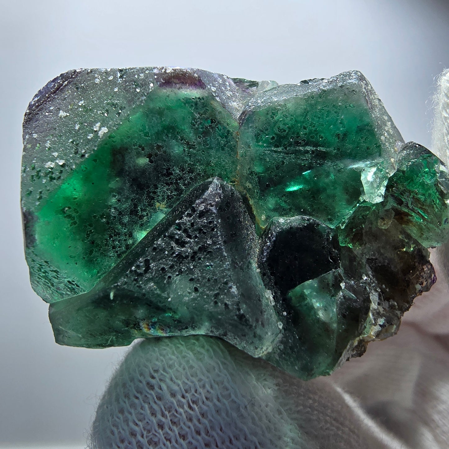 Clear Phantom Fluorite Cubes, Muscovite Specimen Erongo, Namibia 40*34*28mm 