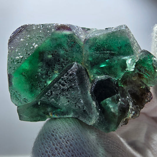 Clear Phantom Fluorite Cubes, Muscovite Specimen Erongo, Namibia 40*34*28mm 