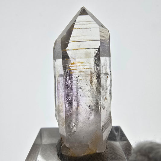 Sceptre d'améthyste lémurienne Enhydro, 1x Pochette Saint-Valentin à bulles, Namibie 36 x 17 x 15 mm 
