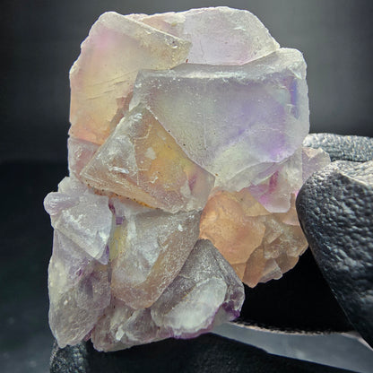 Phantom Fluorite cube niveau vert violet Omehane, Namibie 37*29*17mm collection