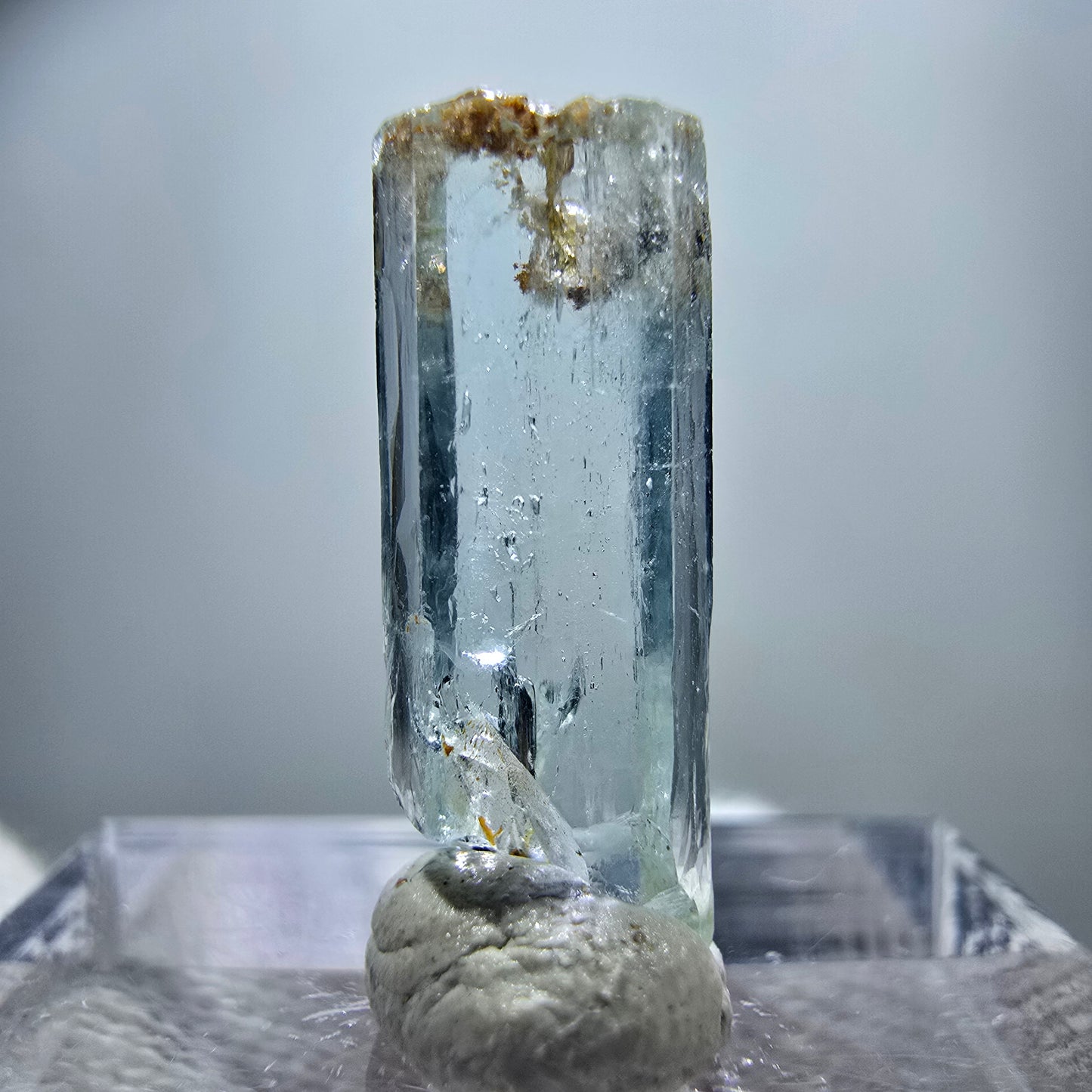 Klarer Aquamarin X Kristall, blau Erongo, Namibia 19*7*4mm
