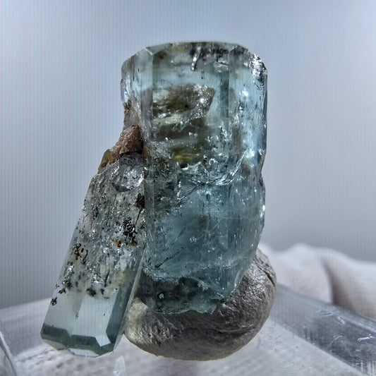 Aigue-marine Setlene, tourmaline Schörl stade Erongo, Namibie 23*12*11mm 