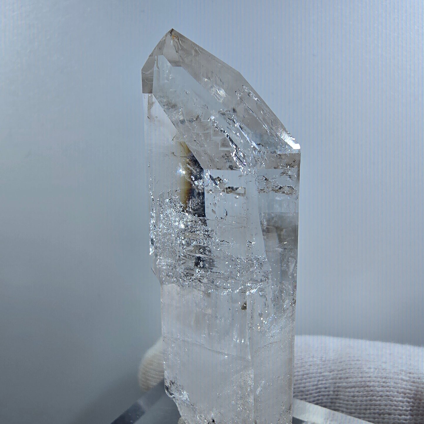 Enhydro Phantom Smoky Quartz Scepter, 2x Bubble Valentine Pocket Goboboseb Namibia 67*23*20mm 