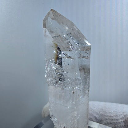 Enhydro Phantom Smoky Quartz Scepter, 2x Bubble Valentine Pocket Goboboseb Namibia 67*23*20mm 