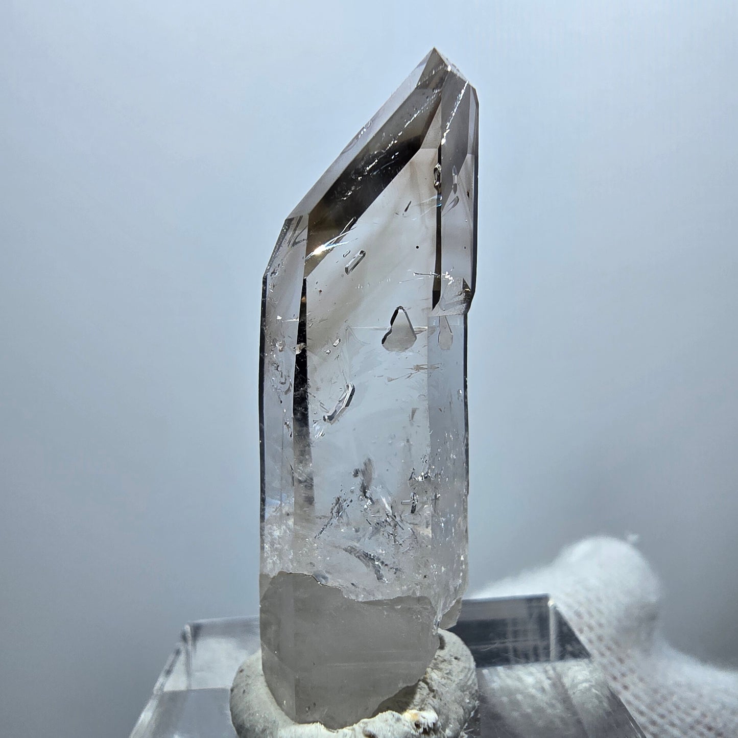 Clear Phantom Smoky Quartz Scepter Point Goboboseb, Namibia 37*11*9mm 