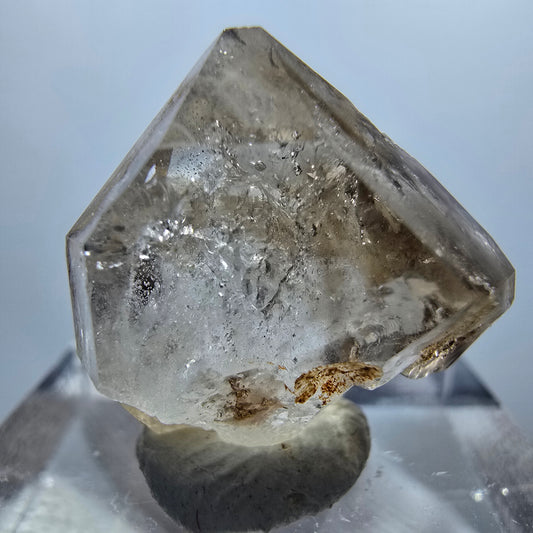 Enhydro Phantom Smoky Quartz Scepter, 1x Bubble Goboboseb, Namibia 17*17*11mm 