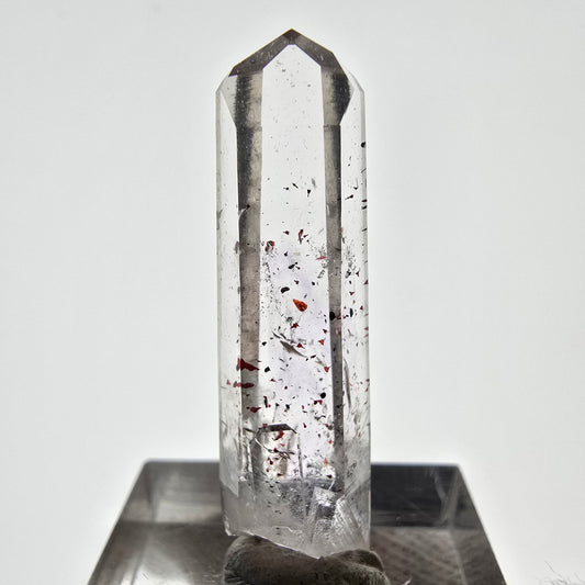 Quartz fumé Harlequin Phantom, mine Point Streep, Goboboseb, Namibie, 36 x 10 x 8 mm 