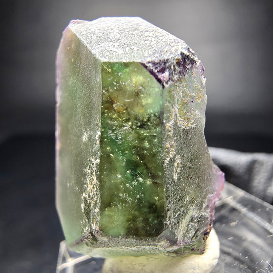 Zonar Phantom Fluorite Cube Tier Vert Violet Erongo Namibie 29*20*17mm