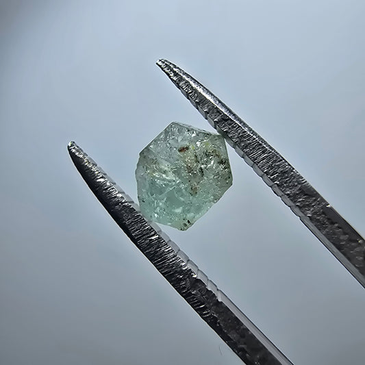 Cristal d'émeraude rare, vert Colombie #7976
