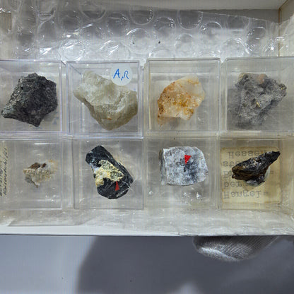 Collection de minéraux Micromount TOP Allemagne - 8 pièces Allemagne #8062