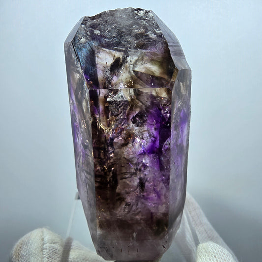 Enhydro Harlekin Phantom Amethyst 4x Blase Streep Mine Gobobo Namibia 78*39*31mm