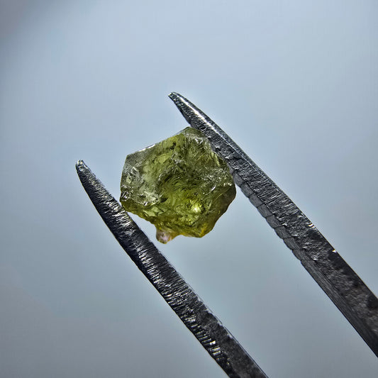 Cristal de tourmaline verdélite rare, vert Minas Gerais, Brésil #7991