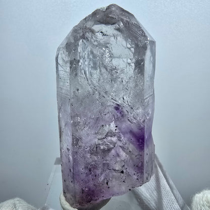 Hématite améthyste fantôme Enhydro, 2x Bubble Streep Mine Gobobo Namibie 62*32*22mm 