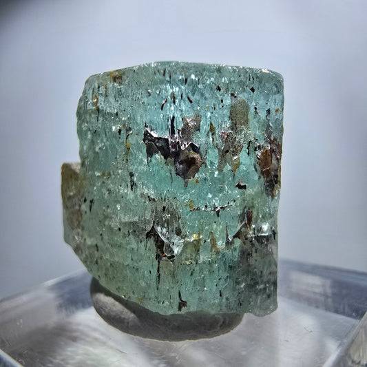 Seltener Aquamarin X mit Hyalit Erongo, Namibia 20*18*16mm