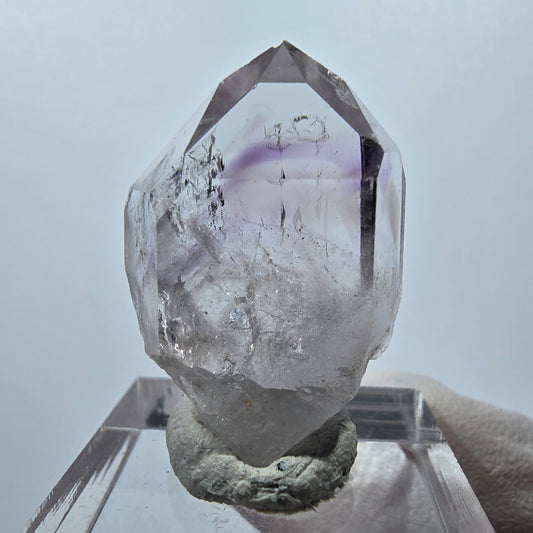 Améthyste fantôme, mine Prehnite Point Streep, Goboboseb, Namibie, 31 x 20 x 11 mm 