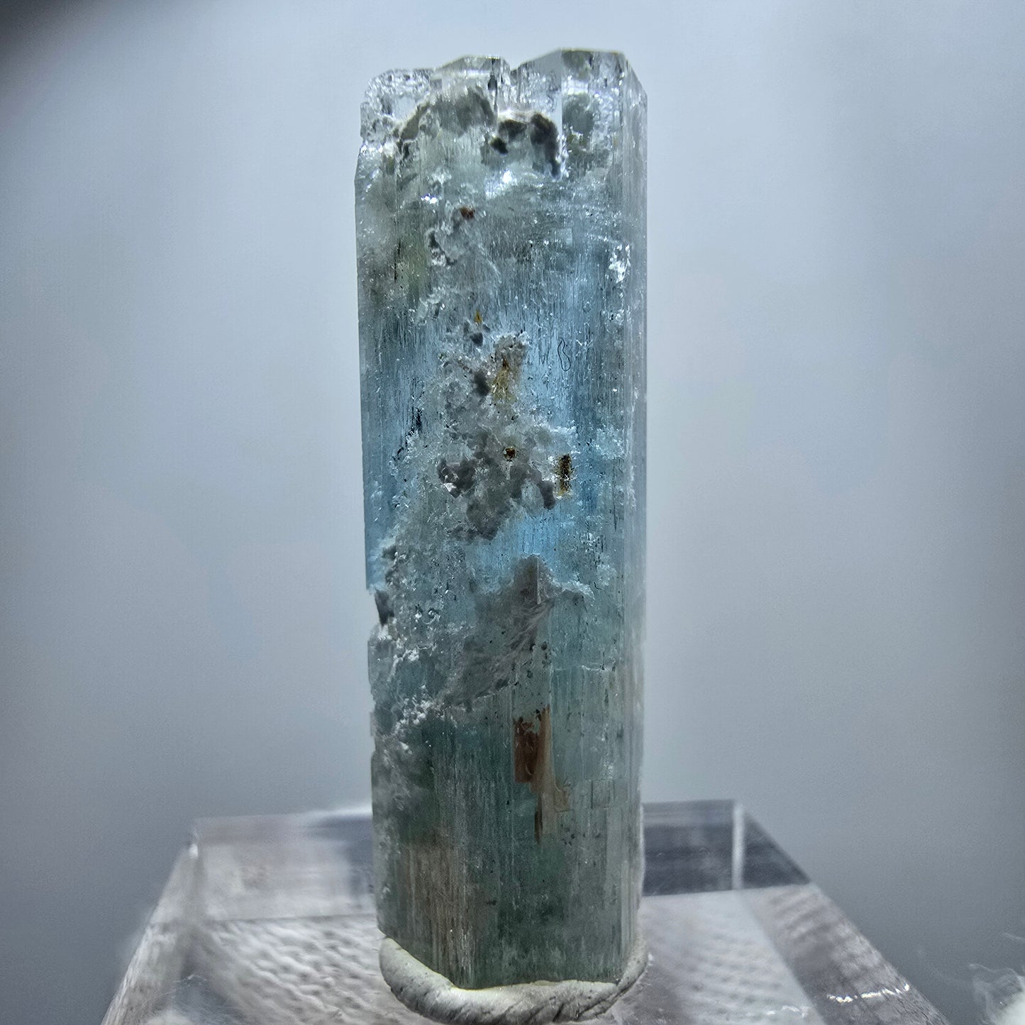 Seltener Aquamarin X Kristall, blau Erongo, Namibia 32*12*10mm