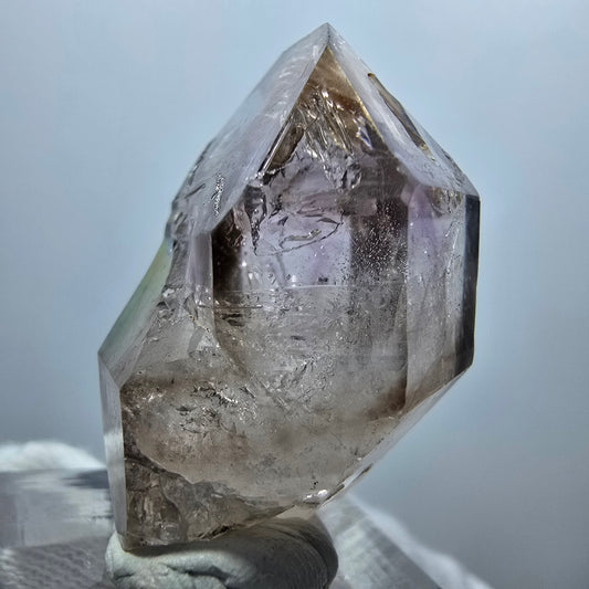 Sceptre d'améthyste fantôme Enhydro, 2x Bubble Goboboseb, Namibie 33 x 27 x 20 mm 