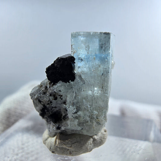 Aigue-marine Setlene, tourmaline Schörl stade Erongo, Namibie 16*10*12mm 