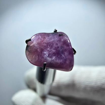 Rare Charoite crystal purple, polished Russia 9*9*3mm 
