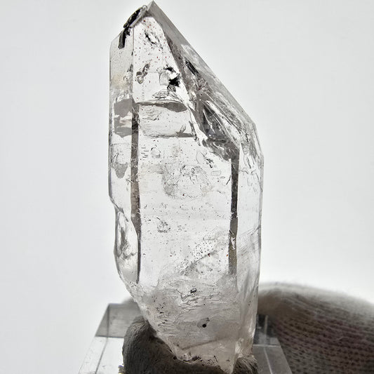 Enhydro Skeleton Smoky Quartz Scepter, 1x Bubble Valentine Pocket, Namibia 48*21*15mm 