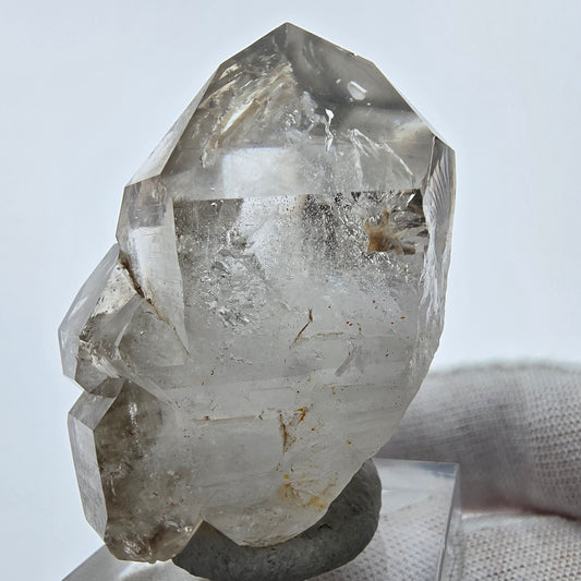 Enhydro Phantom Sceptre à Quartz Fumé Niveau 1x Bubble Goboboseb, Namibie 45*29*26mm 