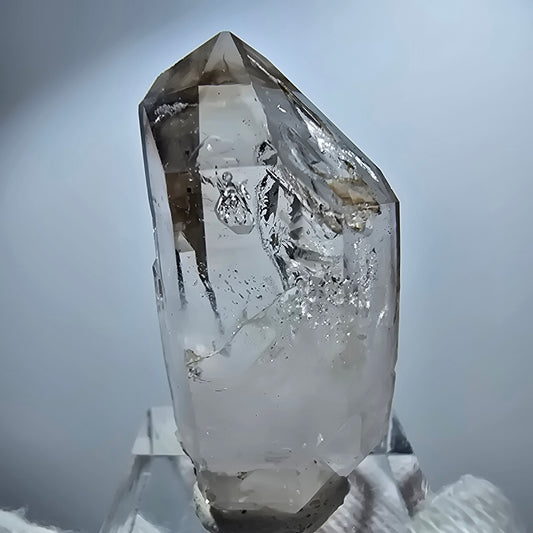 Lemurian Phantom Rauchquarz Zepter Spitze Goboboseb, Namibia 41*18*13mm
