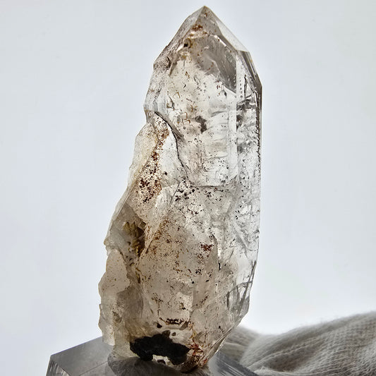 Skeleton Phantom Smoky Quartz Scepter Valentine Pocket, Namibia 62*23*18mm 